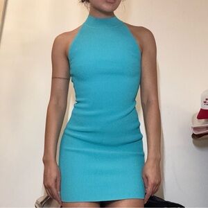 Blue Bandage Dress